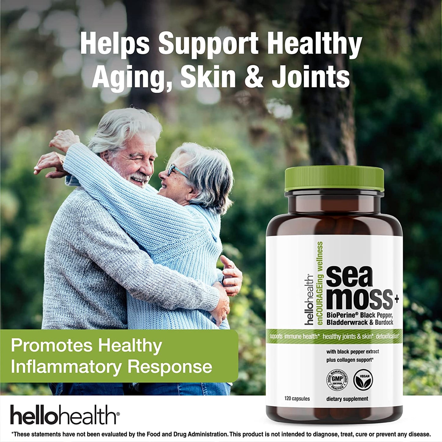 Organic Sea Moss Capsules with Bioperine