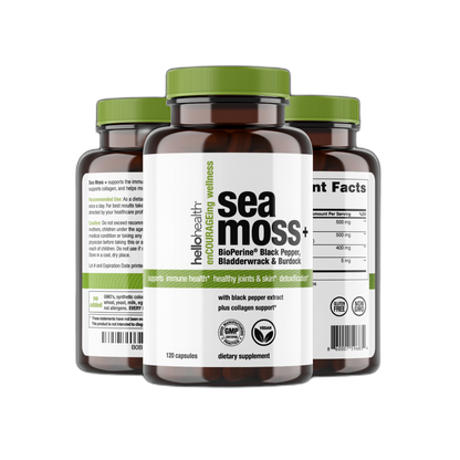 Organic Sea Moss Capsules with Bioperine